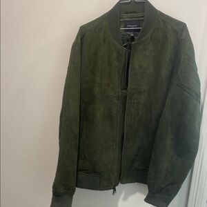 Olive Green Bomber Jacket